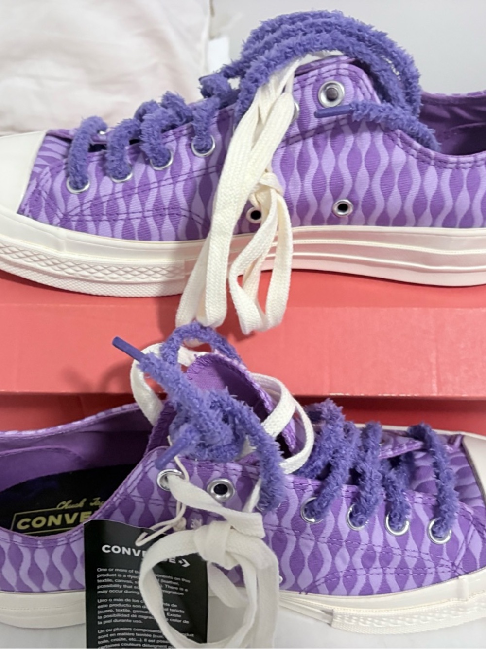 Converse Comic Purple/Bright Violet Chuck 70 OX Sneakers